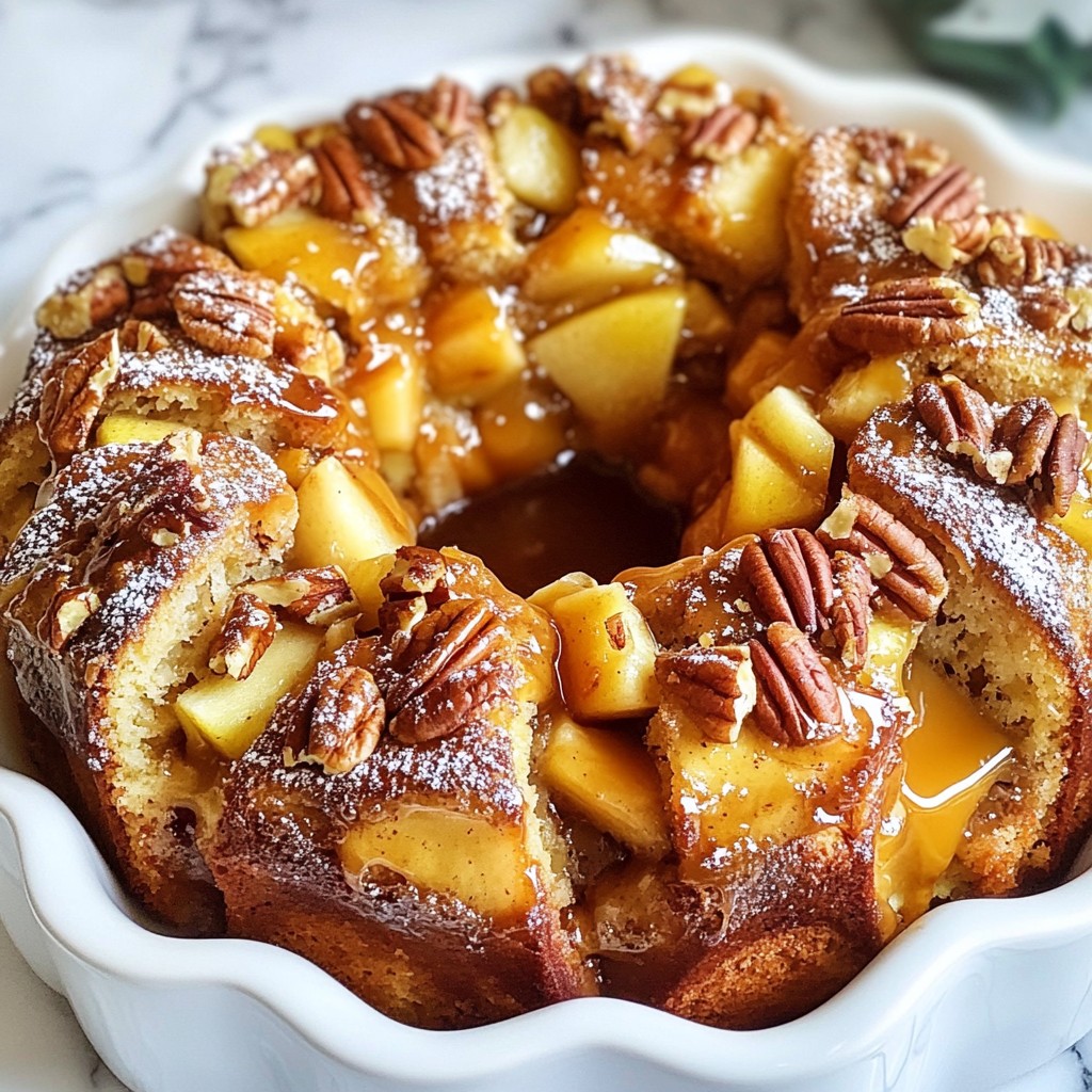 Caramel Apple Monkey Bread Tasty Fall Treat