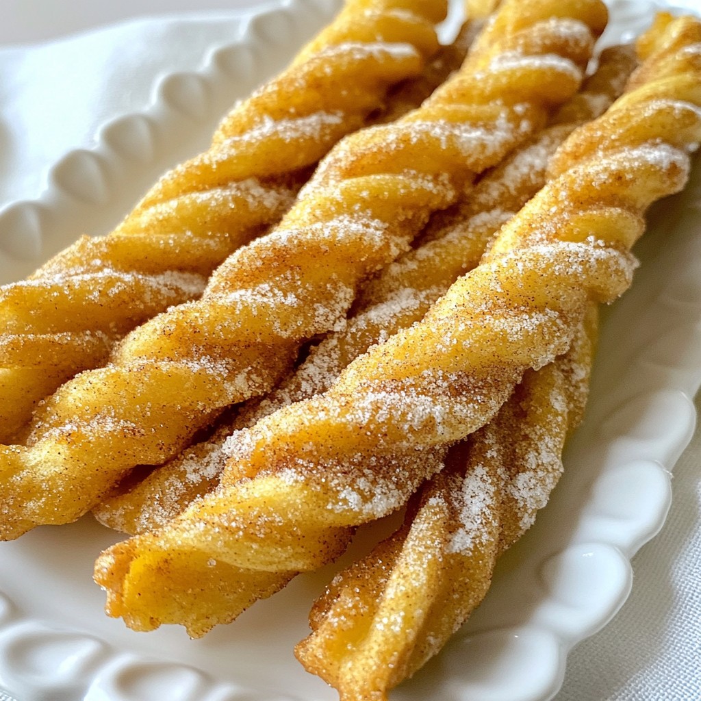 Baked Cinnamon Sugar Churros Irresistible Treat