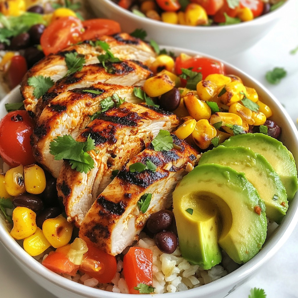 Chipotle Chicken Burrito Bowls Simple and Tasty Recipe