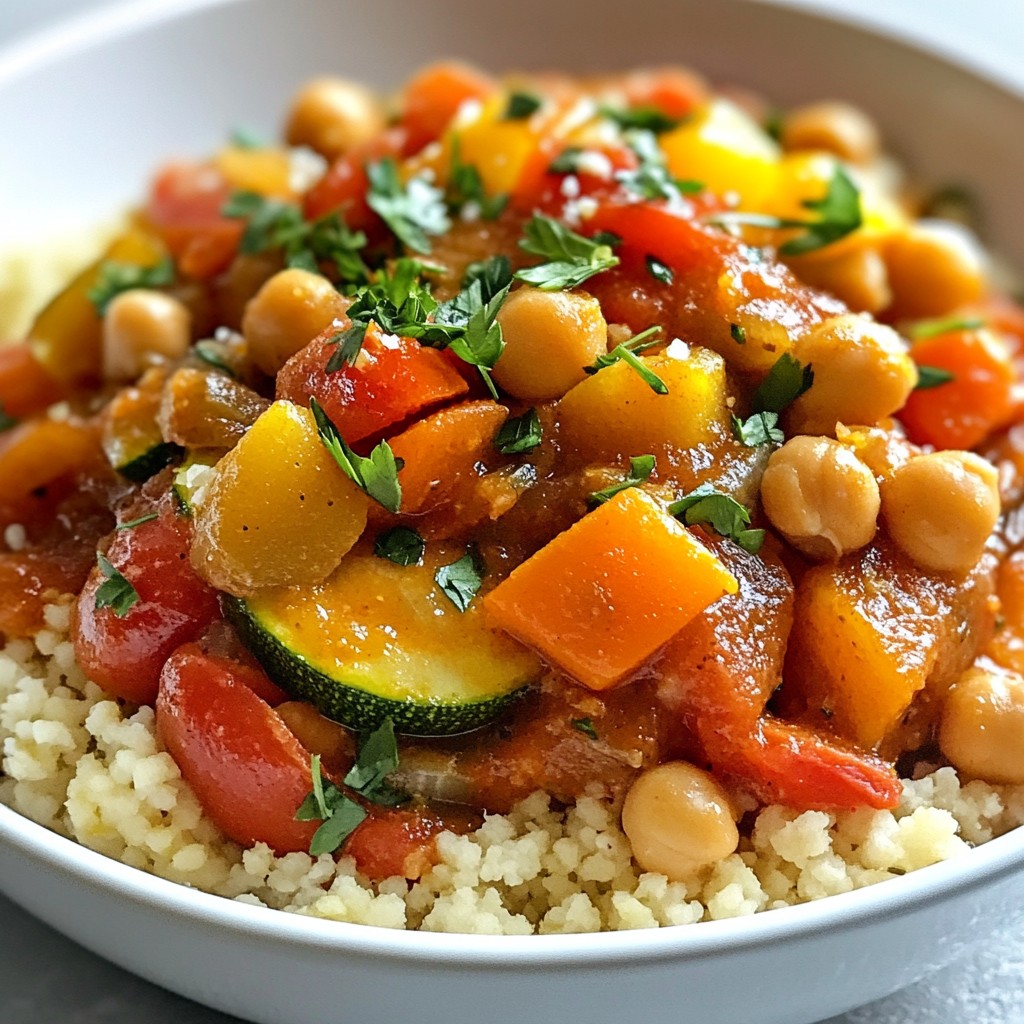 Cheap Moroccan Vegetable Tagine Flavorful and Simple Recipe