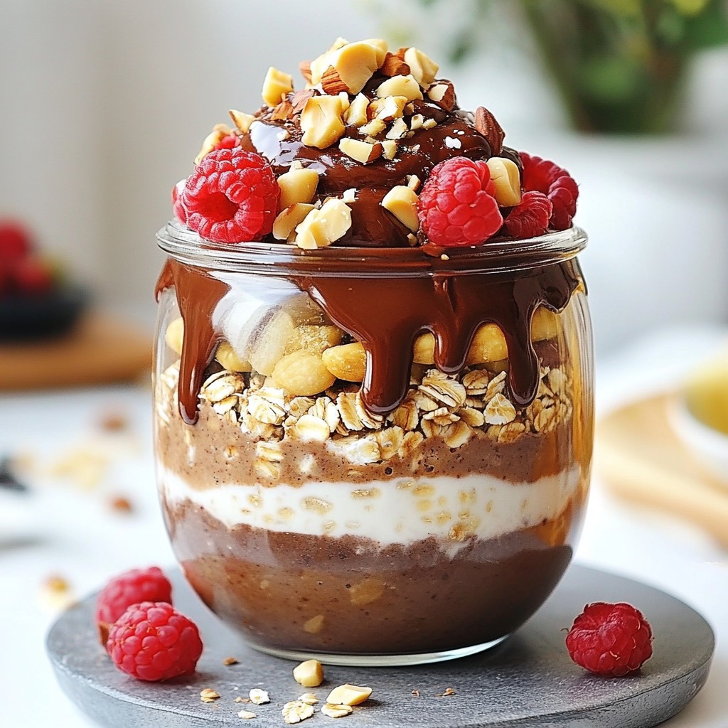 Chocolate Hazelnut Overnight Oats Easy Morning Treat