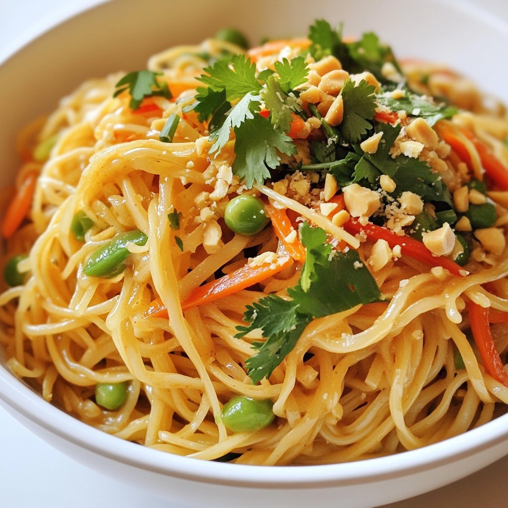 Spicy Thai Peanut Noodles Flavorful and Simple Recipe