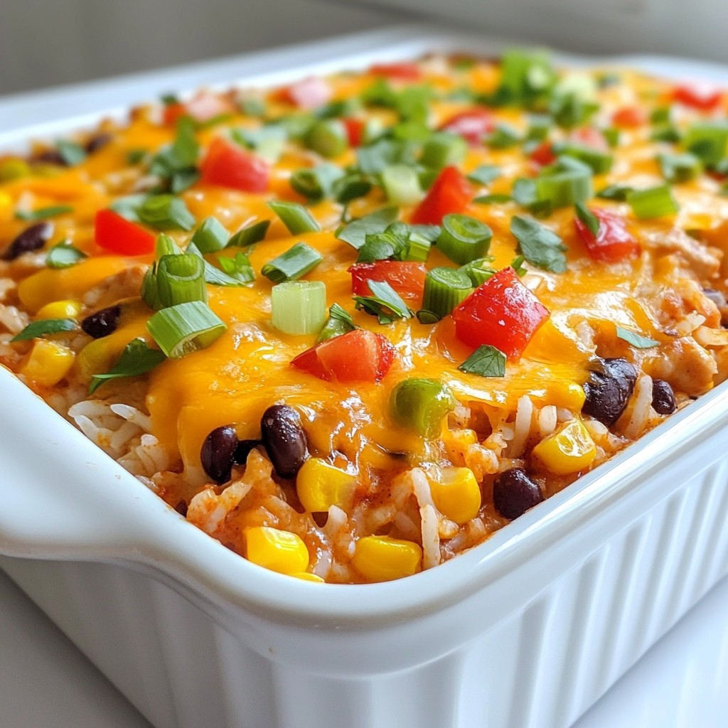 Affordable BBQ Chicken and Rice Casserole Delight