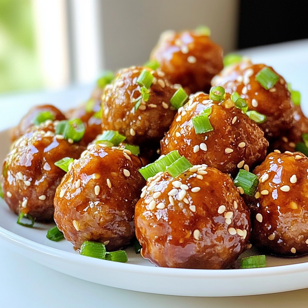 Teriyaki Glazed Meatballs Flavorful and Easy Recipe