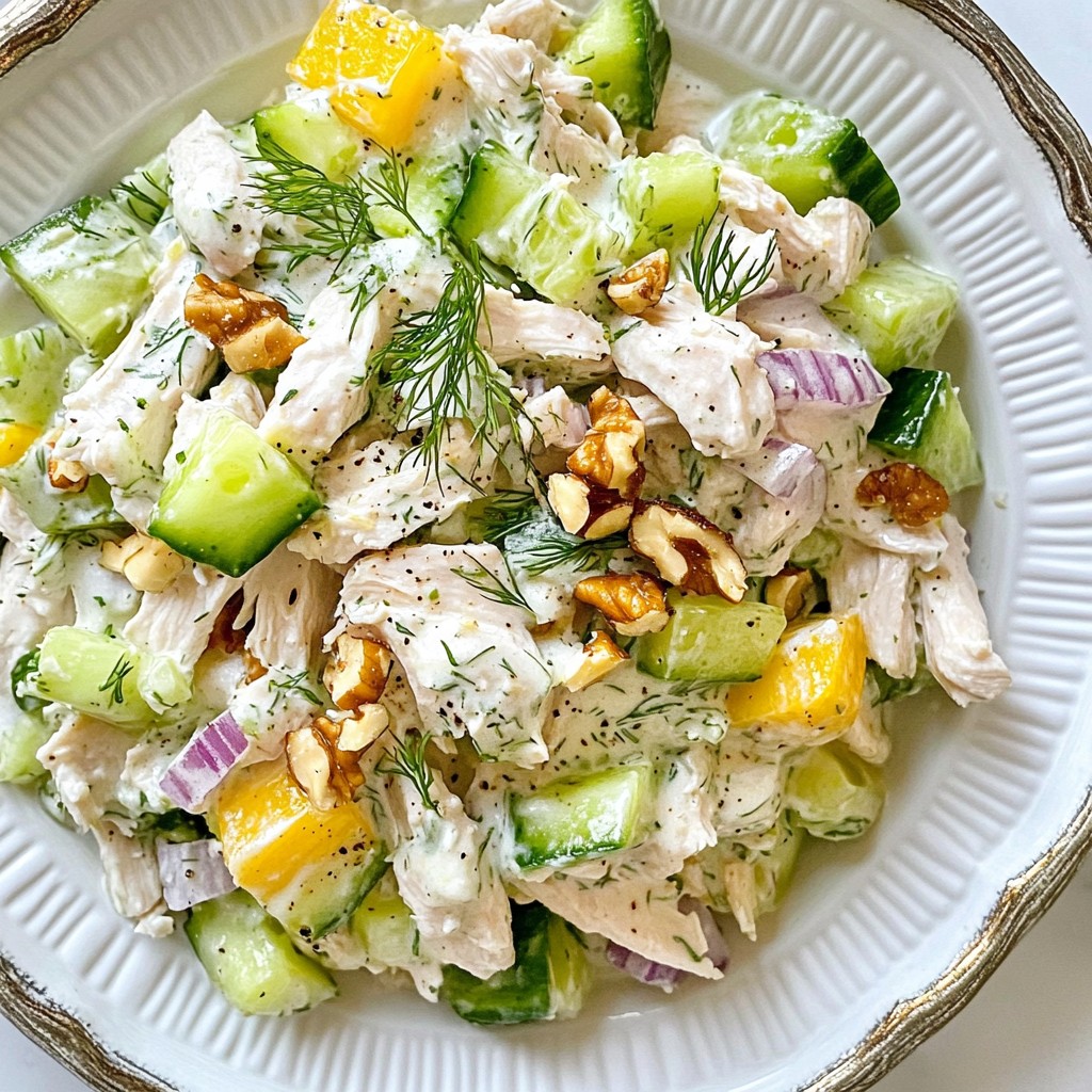 Greek Yogurt Chicken Salad Tasty and Light Meal