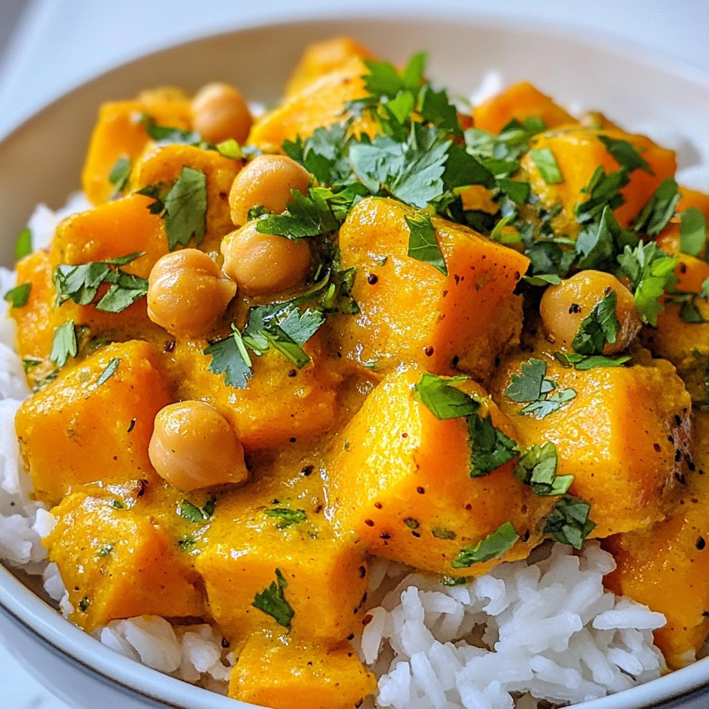 Frugal Sweet Potato and Chickpea Curry Delightful Meal