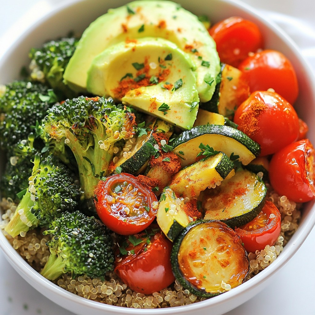 Affordable Roasted Vegetable Quinoa Bowls Simple Recipe