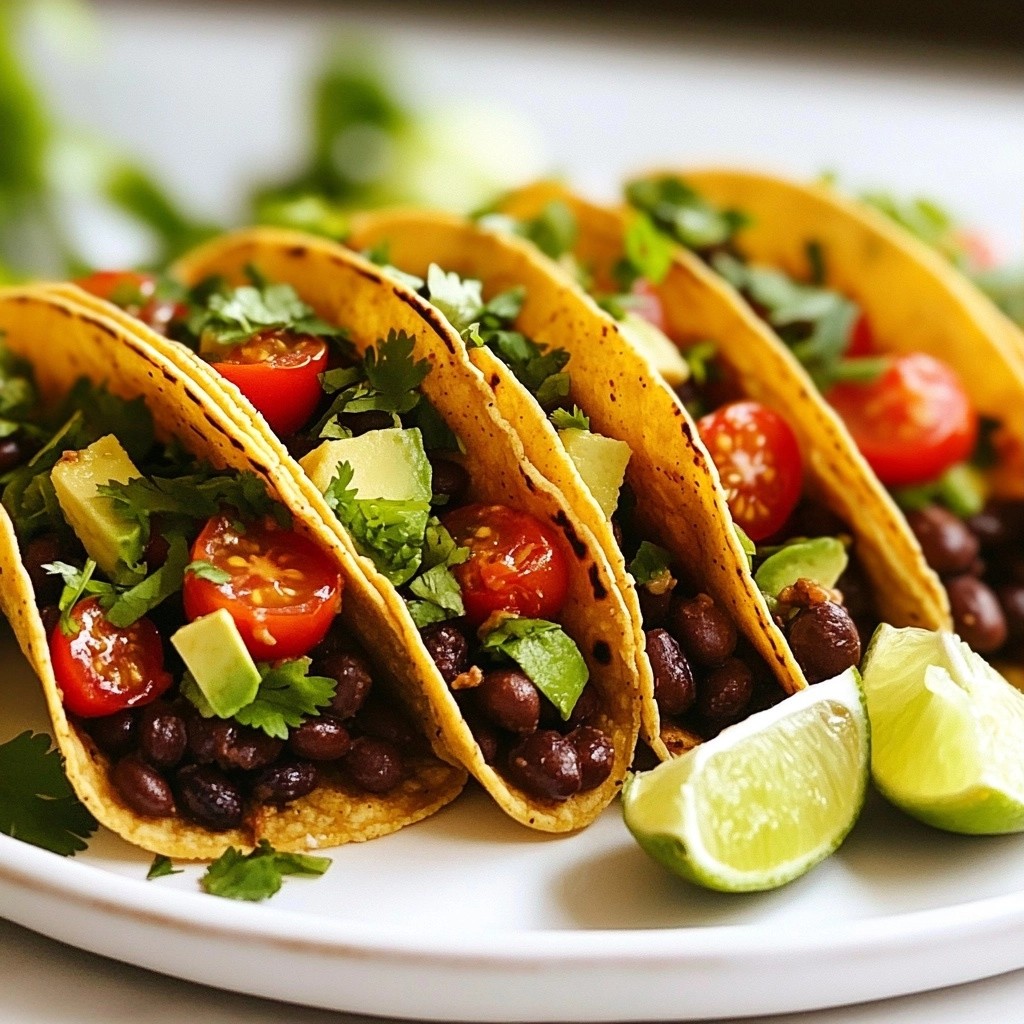 Affordable Spicy Black Bean Tacos Flavorful and Easy