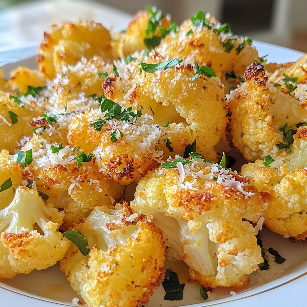 Parmesan Herb Roasted Cauliflower Flavorful Side Dish