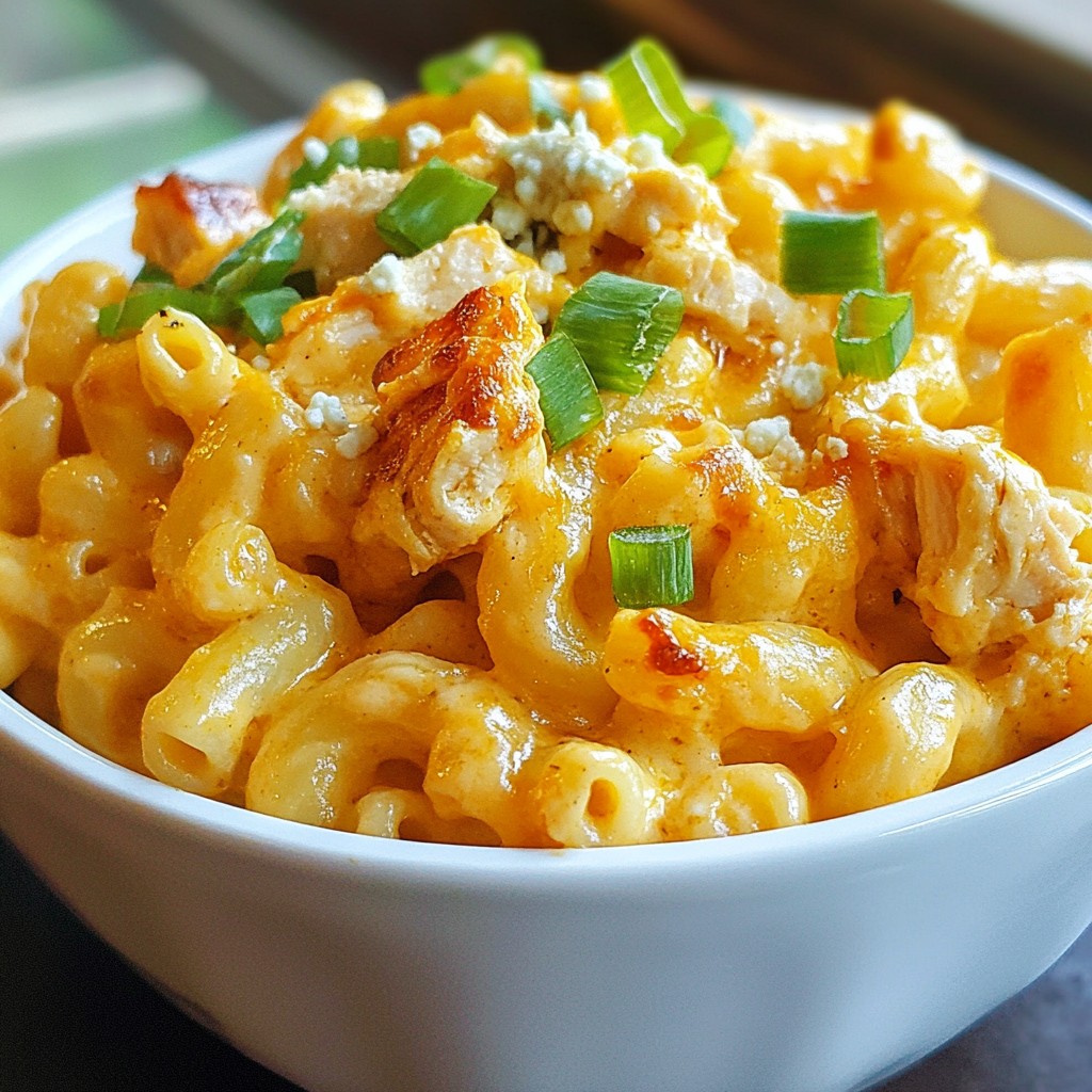 Buffalo Chicken Mac and Cheese Flavorful Comfort Meal