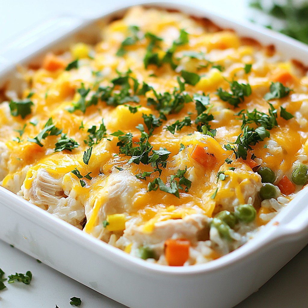 Affordable BBQ Chicken and Rice Casserole Delight