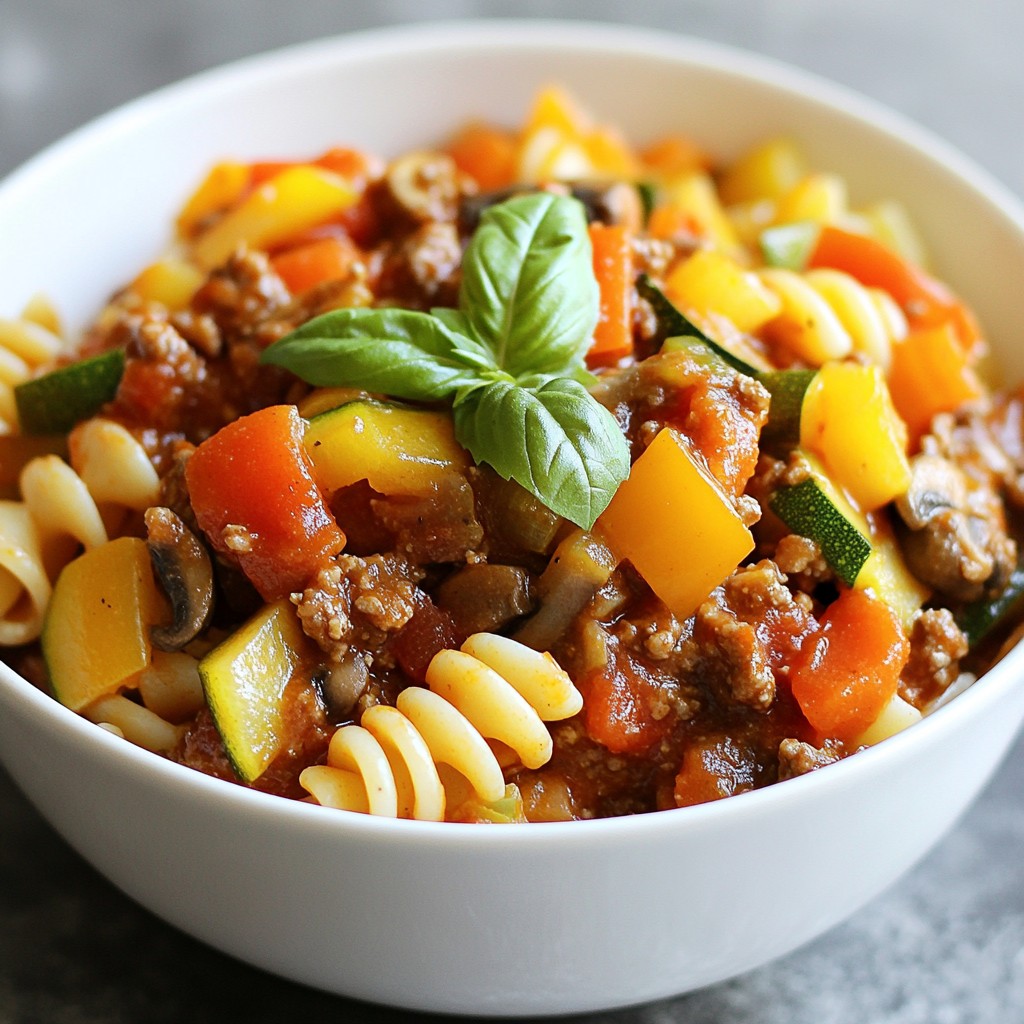 Veggie Packed Bolognese Flavorful and Simple Recipe