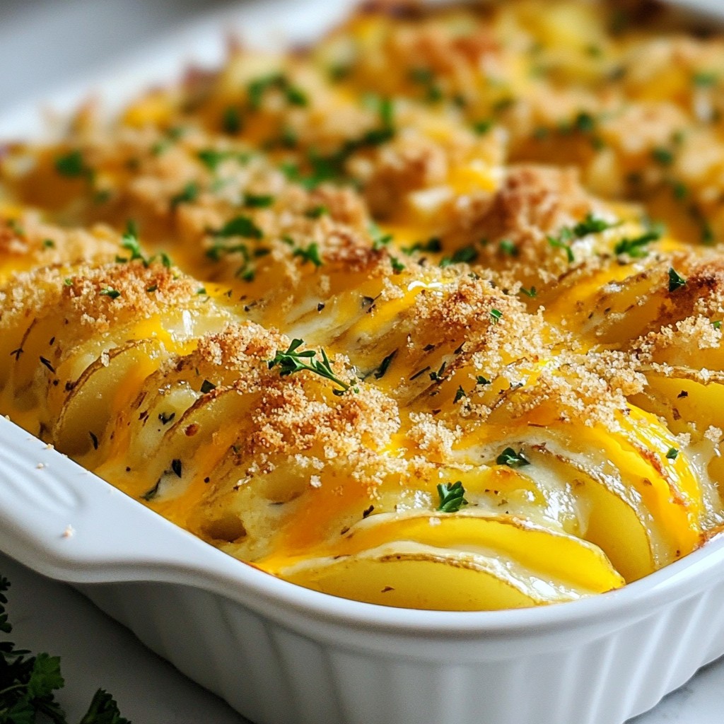 Affordable Cheesy Potato Casserole Simple and Easy