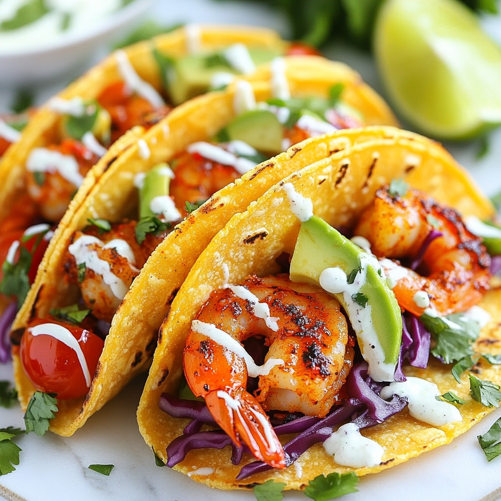 Spicy Cajun Shrimp Tacos Flavorful and Simple Meal