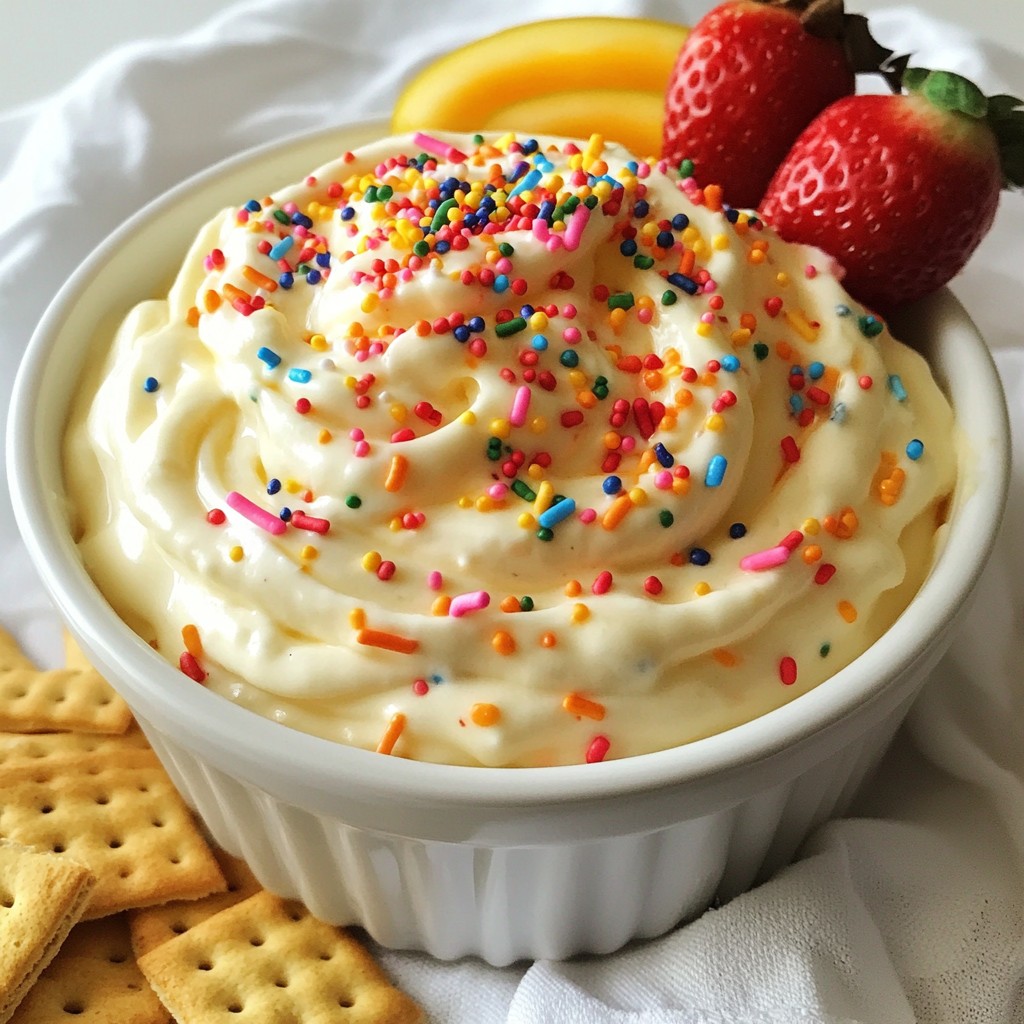 Funfetti Cake Batter Dip Tasty and Easy Treat