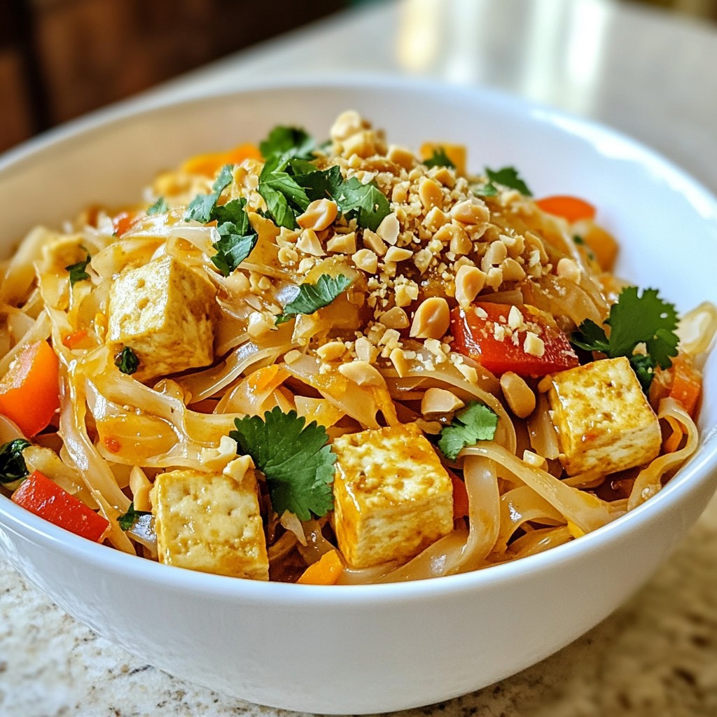 Vegetarian Pad Thai Flavorful and Easy Recipe Guide