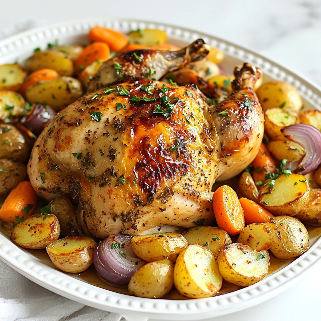 Herb Roasted Chicken & Veggies Flavorful Simple Meal