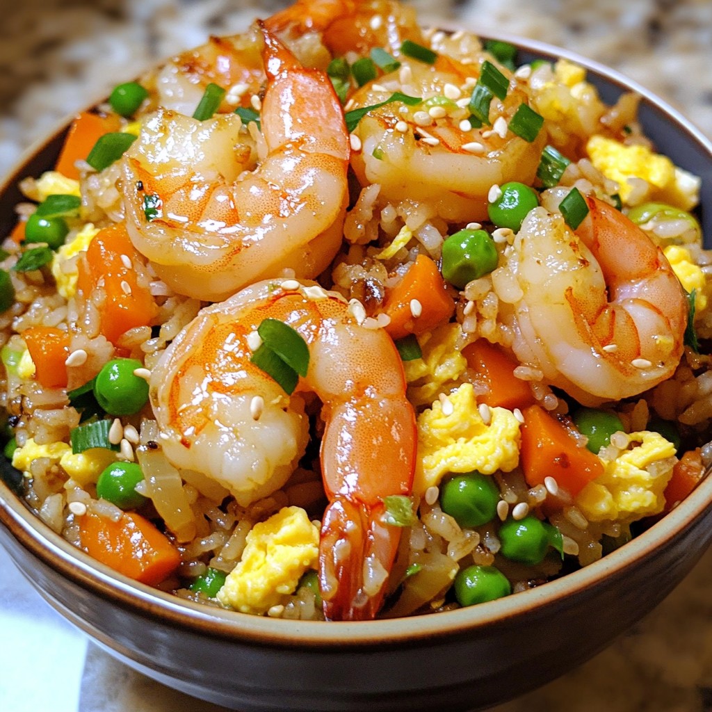 Teriyaki Shrimp Fried Rice Easy Homemade Delight
