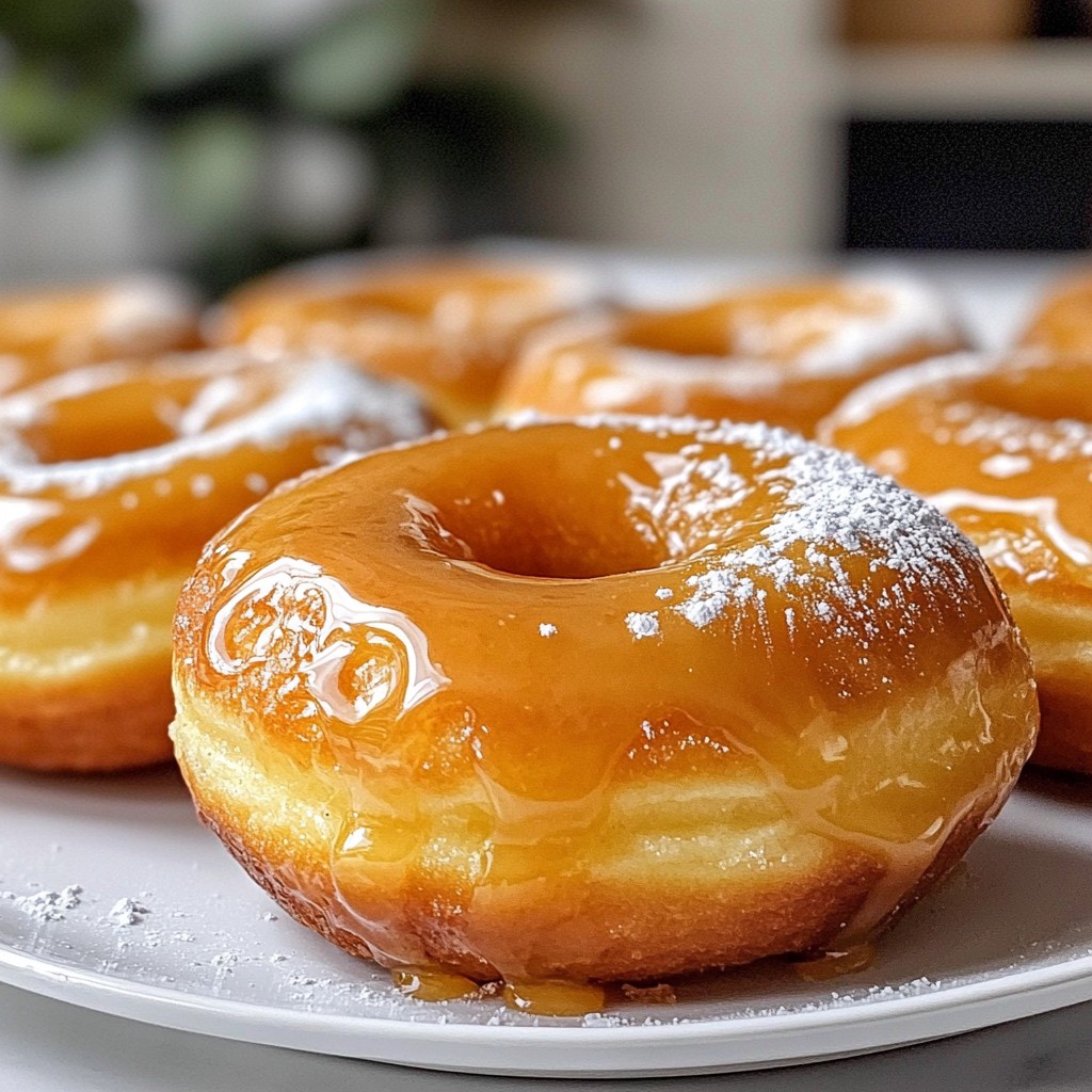 Maple Glazed Doughnuts Delightfully Sweet Treat Recipe