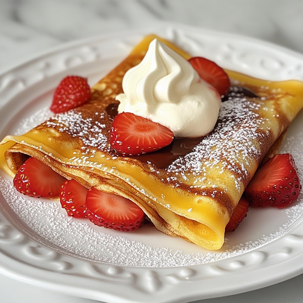 Strawberry Nutella Crepes Delightful and Simple Recipe