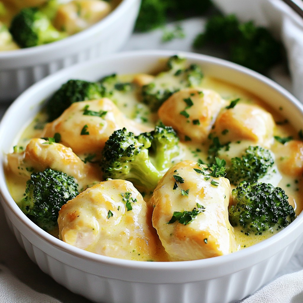 Creamy Budget Chicken and Broccoli Skillet Meal