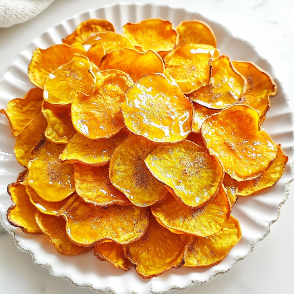 Maple Cinnamon Sweet Potato Chips Crunchy Delight