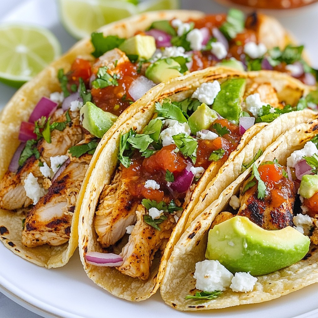Fiesta Lime Chicken Tacos Flavorful and Simple Meal