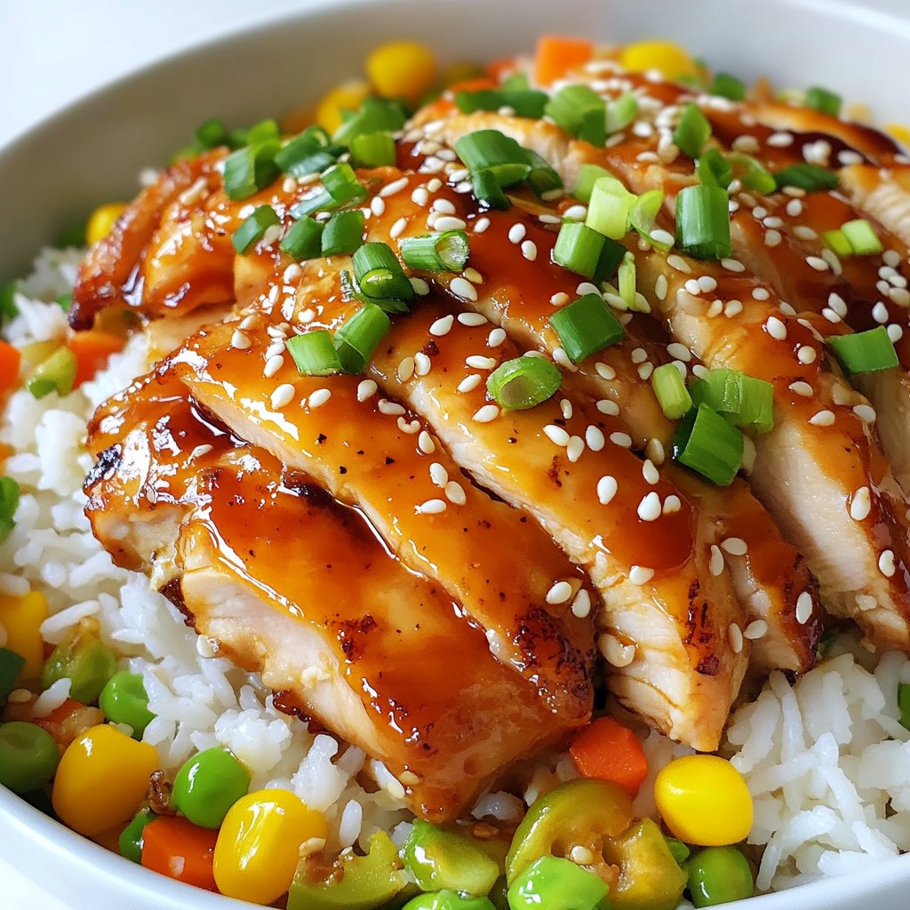 Budget-Friendly Teriyaki Chicken and Rice Delight