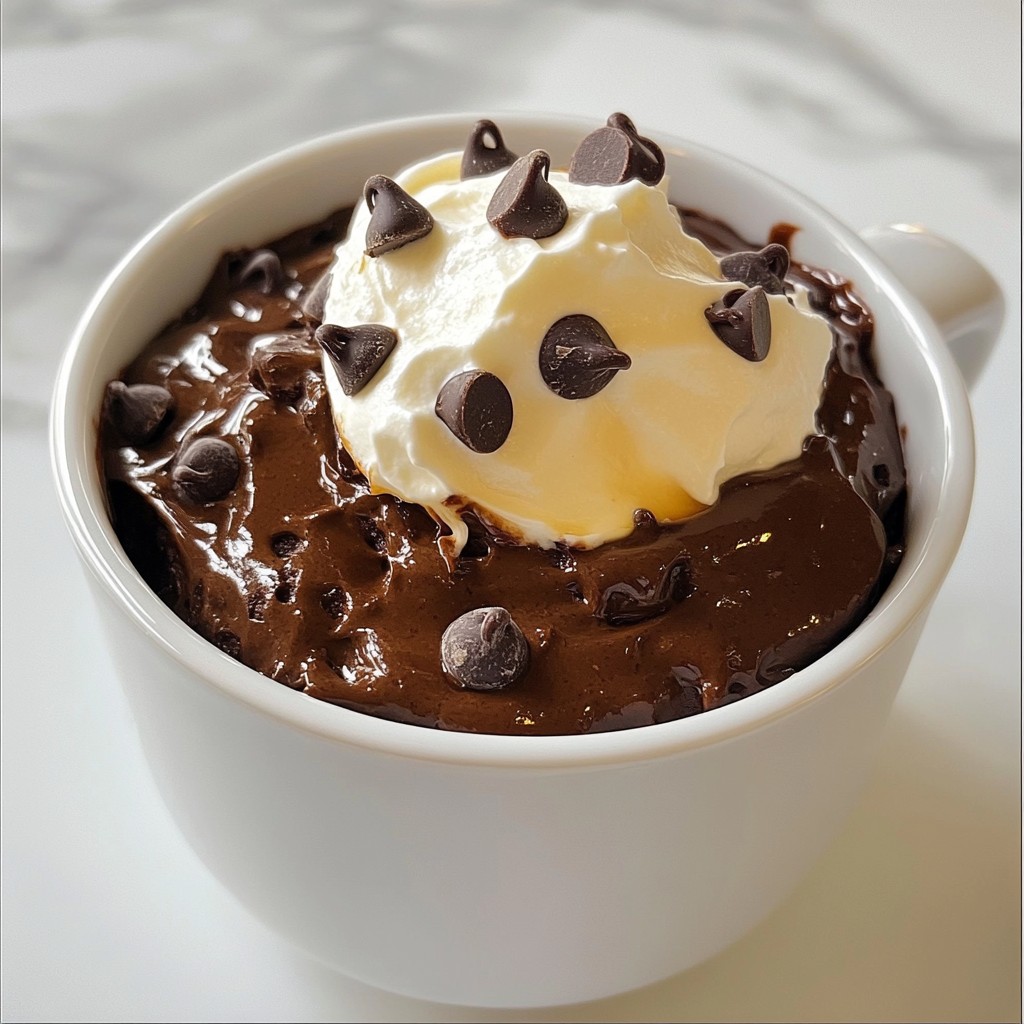 Triple Chocolate Mug Cake Quick and Easy Recipe