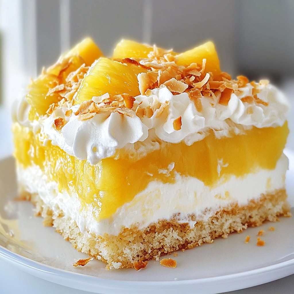 Pineapple Coconut Tres Leches Cake Easy Dessert Delight