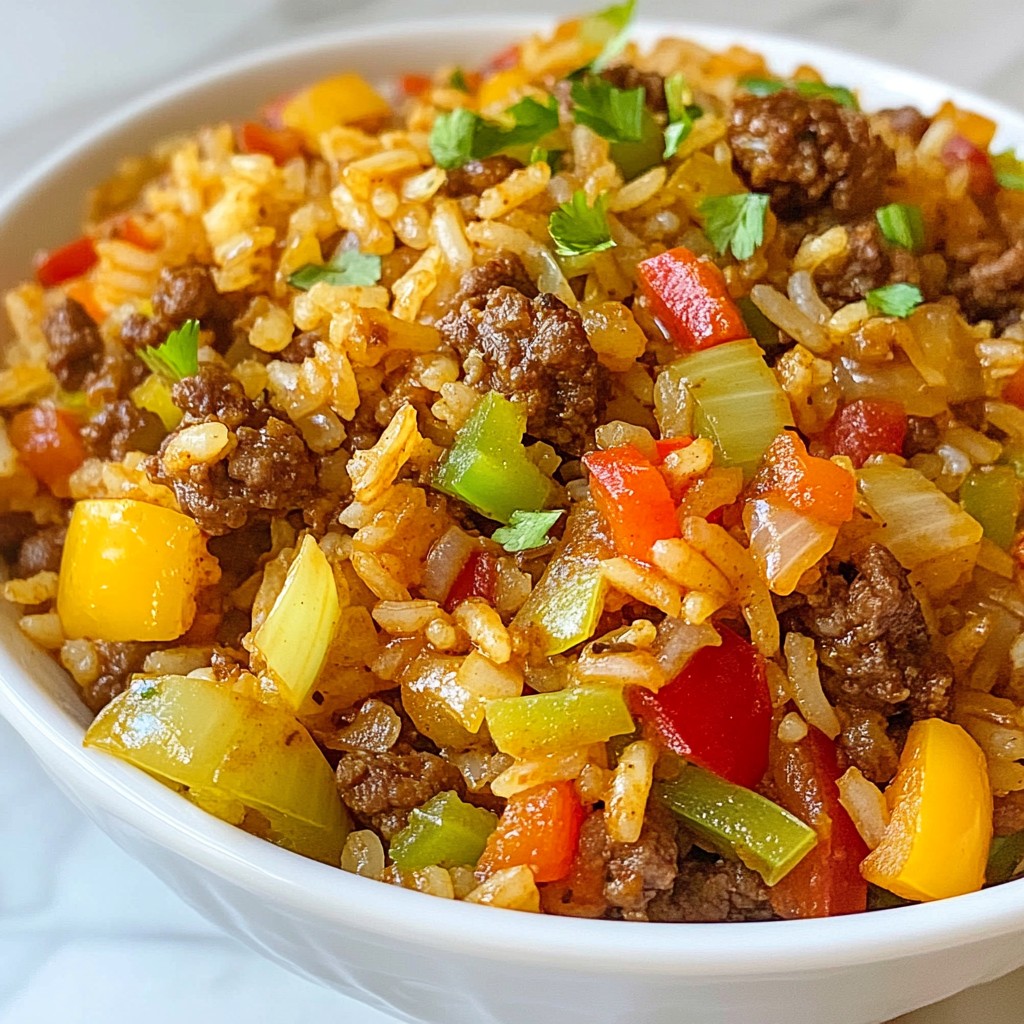 Instant Pot Cajun Dirty Rice Flavorful and Easy Meal