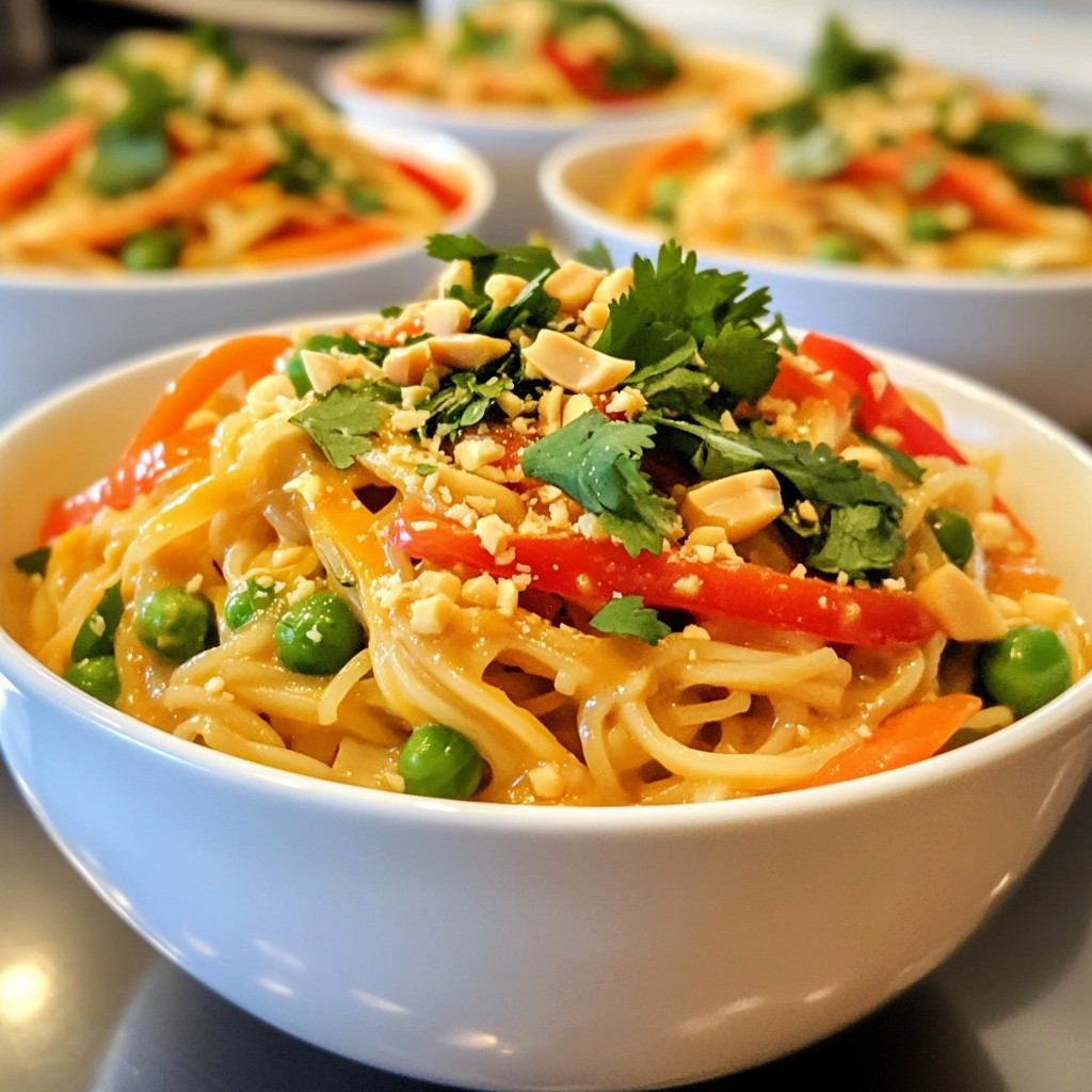 Spicy Thai Peanut Noodles Flavorful and Easy Recipe