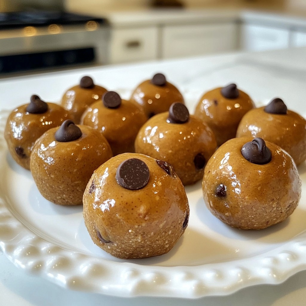 Peanut Butter Chocolate Chip Protein Bites Delight