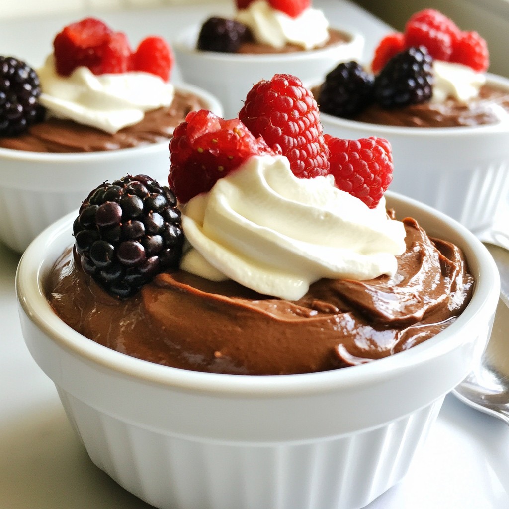 Greek Yogurt Chocolate Mousse Rich and Creamy Delight
