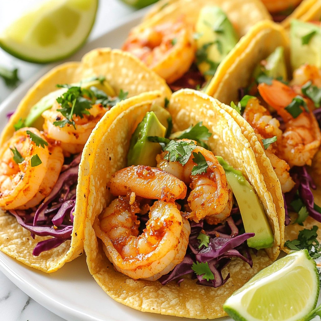 Chili Garlic Shrimp Tacos Savory and Quick Recipe