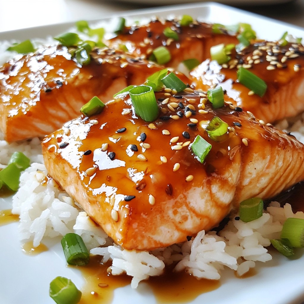 Honey Garlic Glazed Salmon Tasty and Simple Recipe