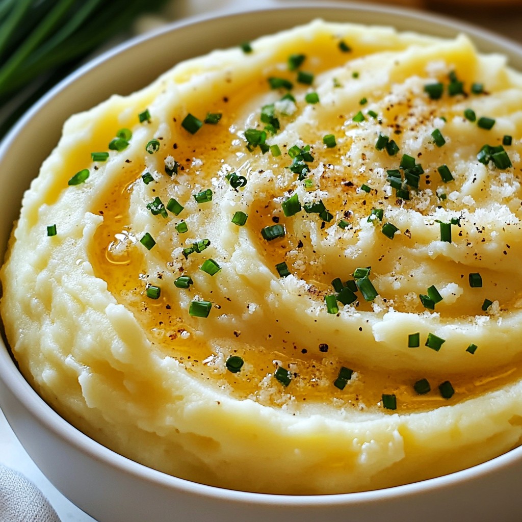 Garlic Parmesan Mashed Potatoes Creamy and Rich Dish