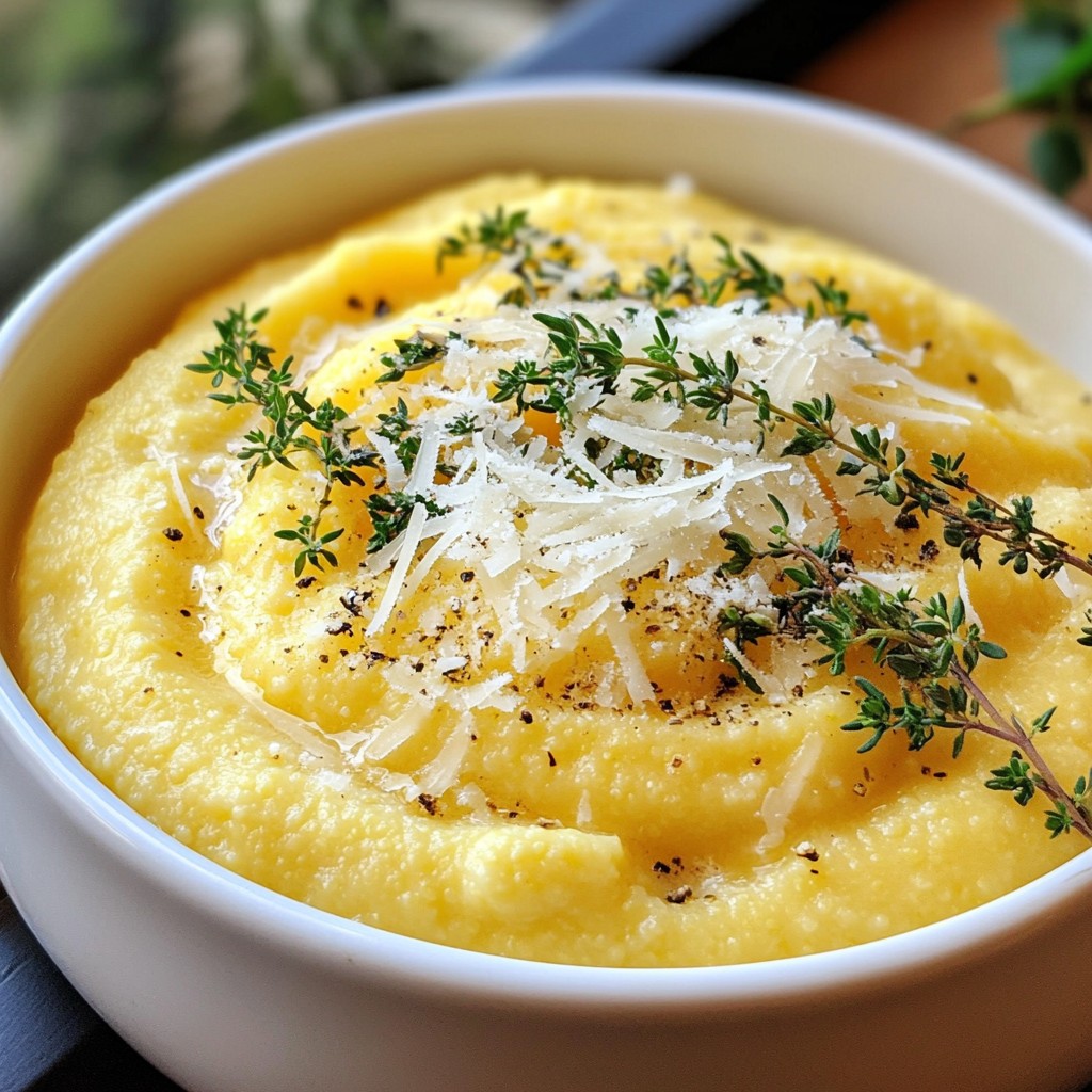 Creamy Parmesan Polenta Delicious Comfort Food Recipe