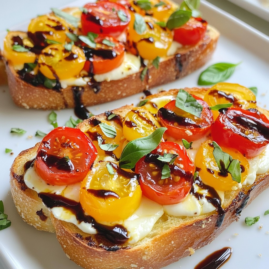 Caprese Garlic Bread Flavorful and Easy Delight