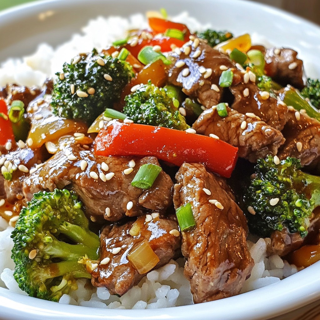 Spicy Beef and Broccoli Stir Fry Quick and Tasty Meal