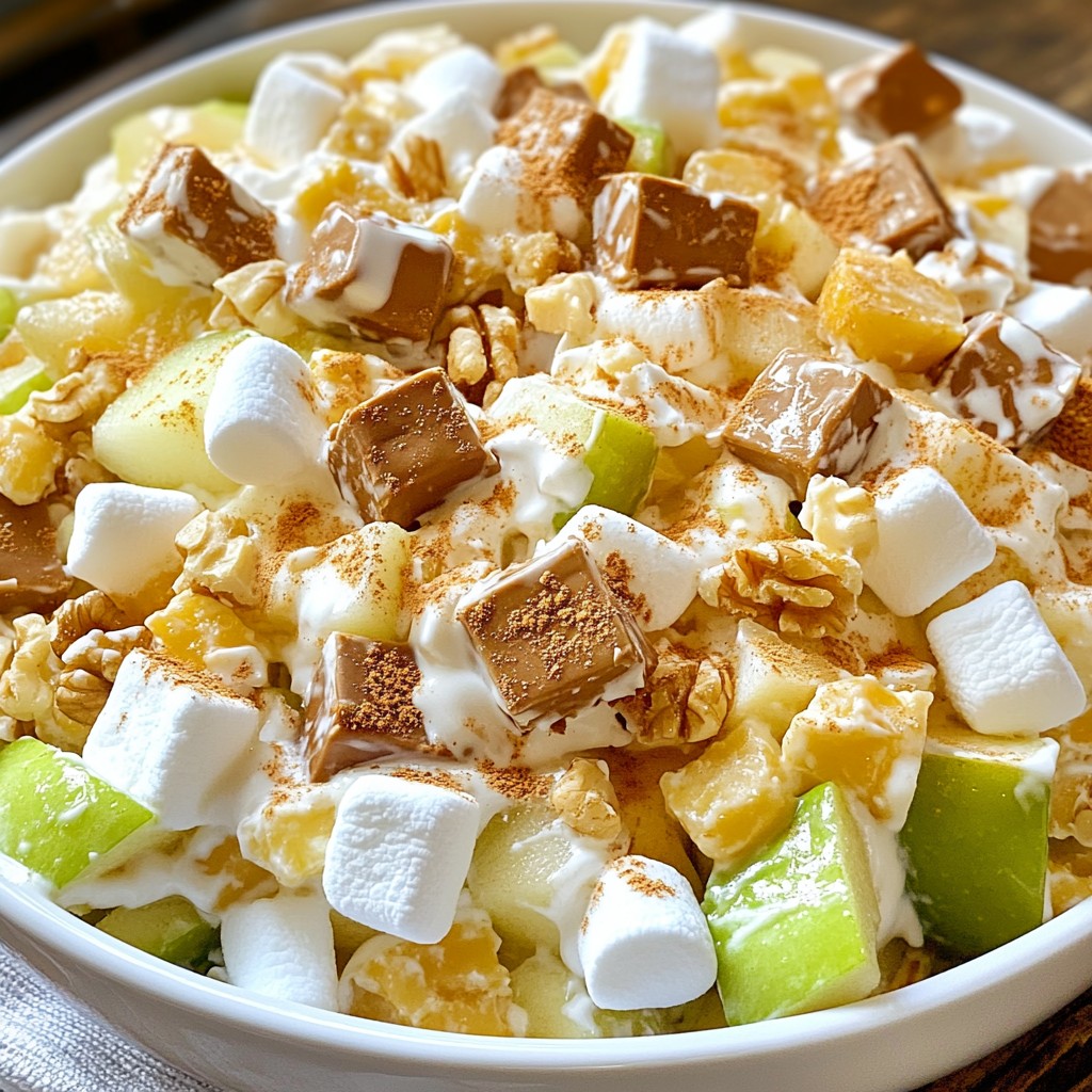 Snickers Apple Salad Delightful and Easy Recipe