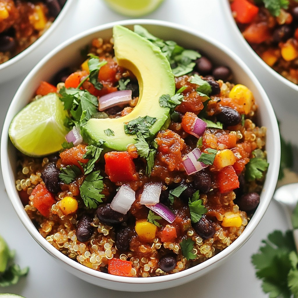 Spicy Black Bean Burrito Bowls Packed with Flavor
