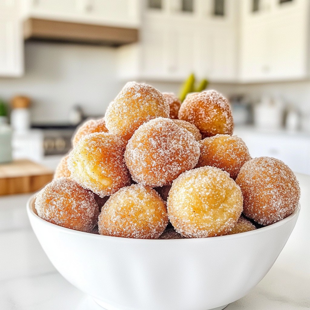 Cinnamon Sugar Donut Holes Easy and Tasty Treat