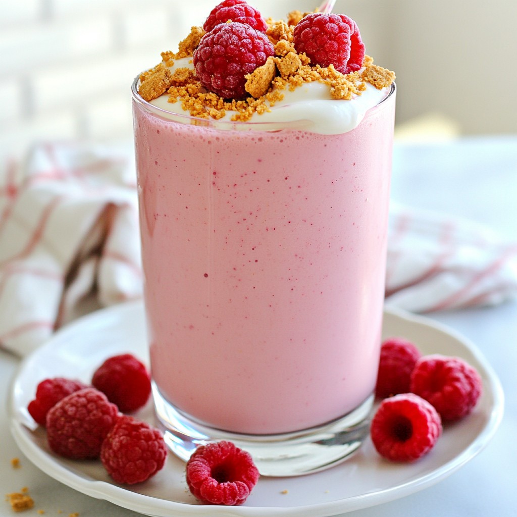 Raspberry Cheesecake Smoothie Delightful and Easy Recipe