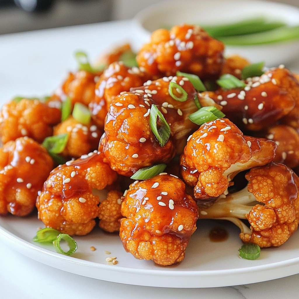 Teriyaki Cauliflower Wings Tasty and Healthy Snack