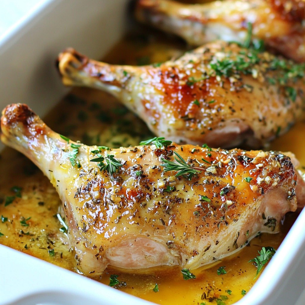 Garlic Herb Roasted Turkey Legs Flavorful Dinner Choice