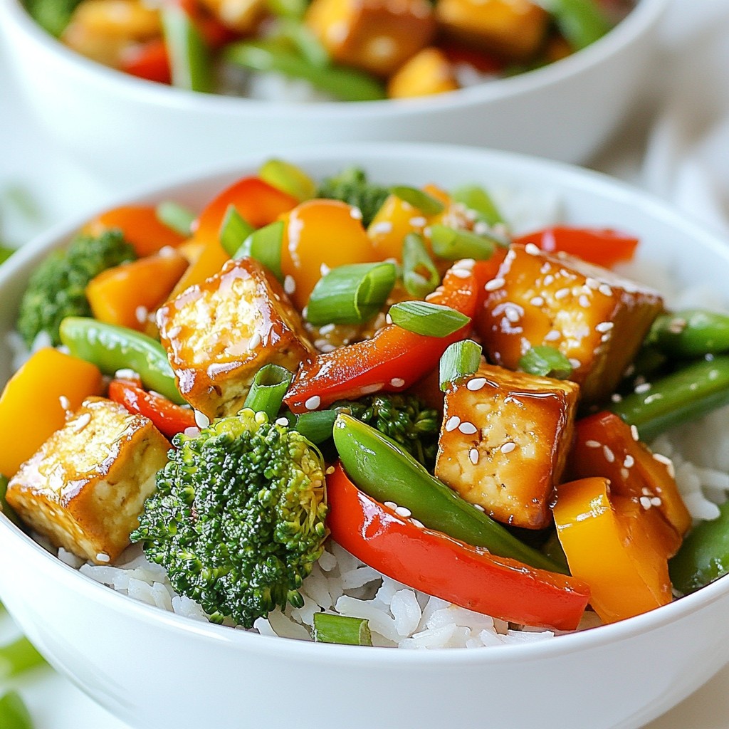 Sesame Tofu Stir-Fry Flavorful and Easy Meal