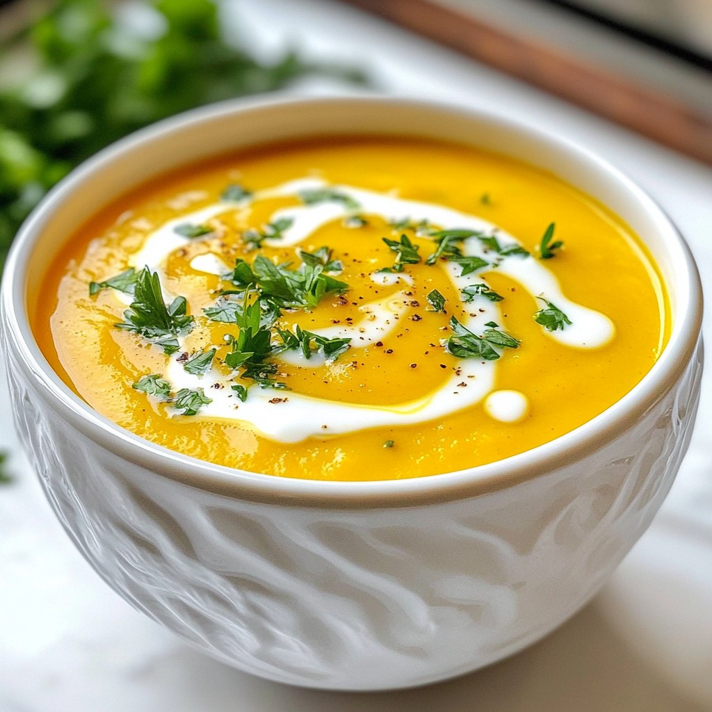 Maple Roasted Carrot Soup Rich and Flavorful Comfort