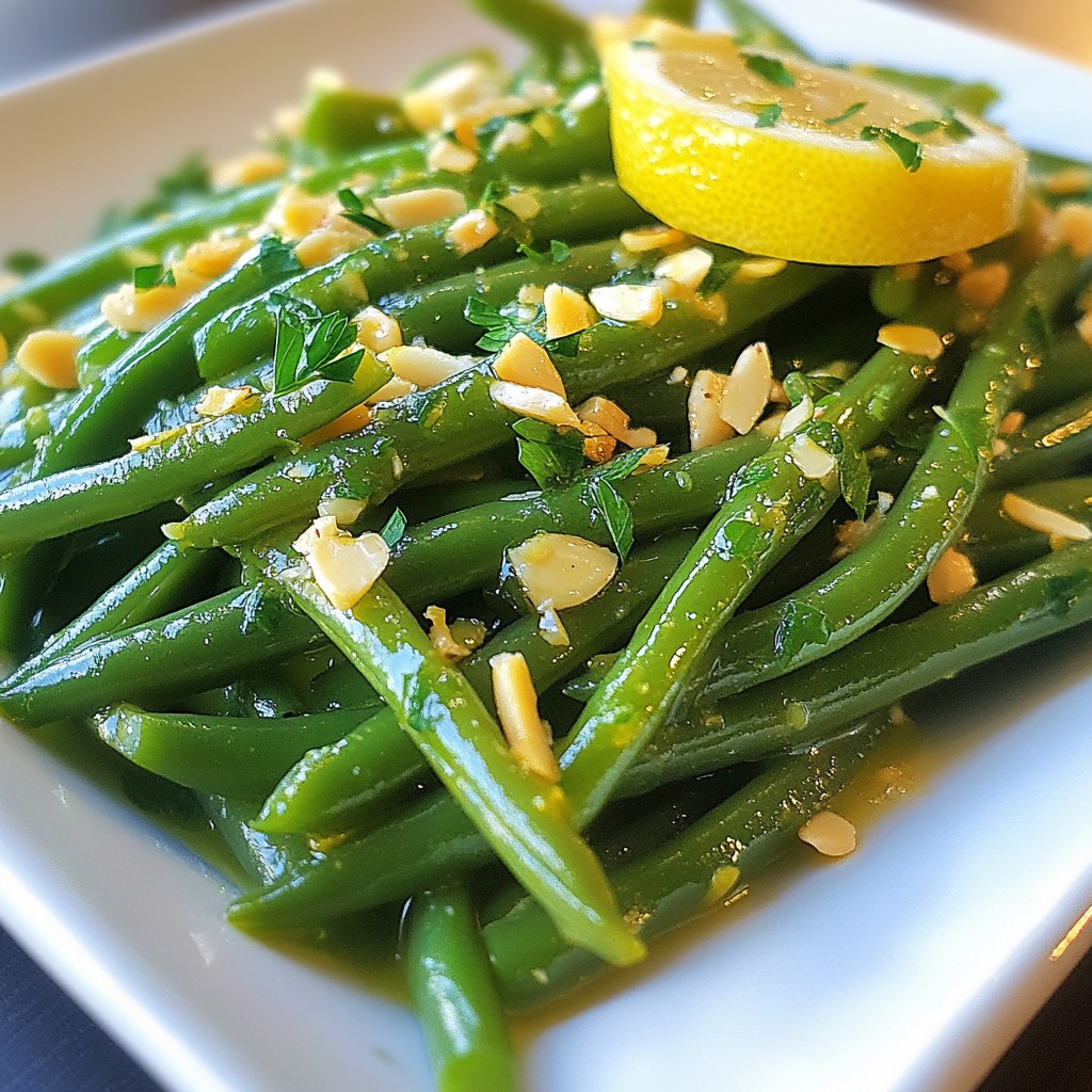 Lemon Garlic Green Beans Simple and Tasty Side Dish