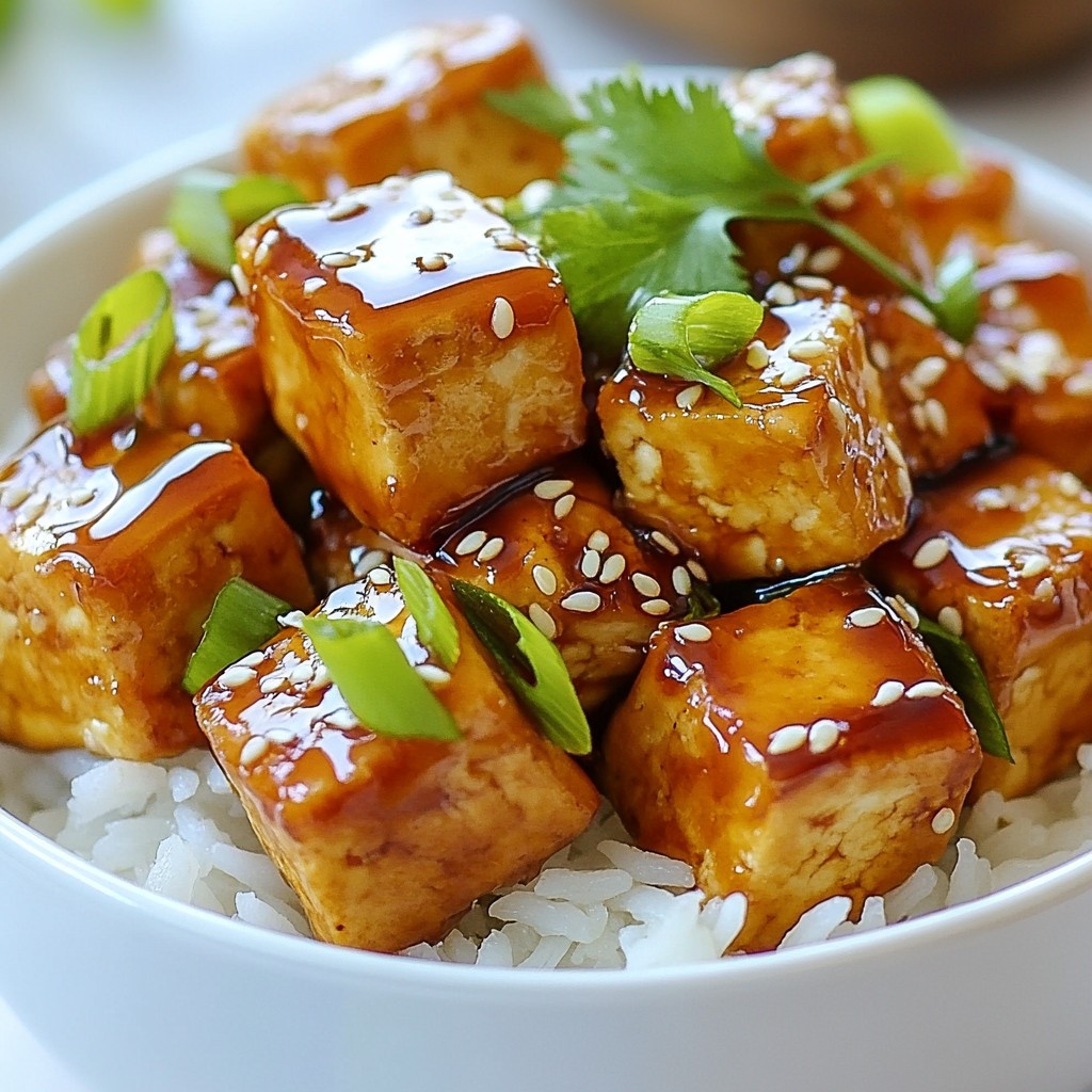 Honey Garlic Sesame Tofu Flavorful and Easy Recipe